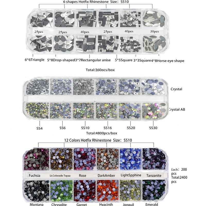 Weichen Hot Drill Set Point Drill Pen, Storage Bag Hot Melt Glue Hot Drill Tool Diy Clothing Accessories