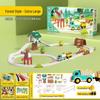 Forest Train Track Adventure Set: Educational Puzzle & Construction Vehicles for Ages 3-6