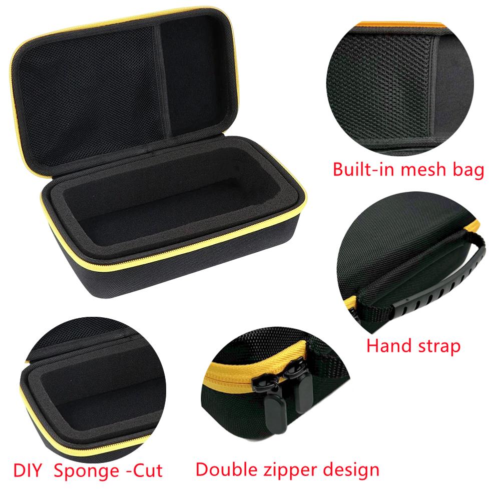 Hard Carrying Case Portable Storage Bag with Mesh Pocket Zipper Handbag for Fluke 101/115/116/117/113/114 Multimeter