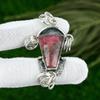 Natural Rhodonite Gemstone Indian Jewelry 925 Sterling Silver Pendant For Girls