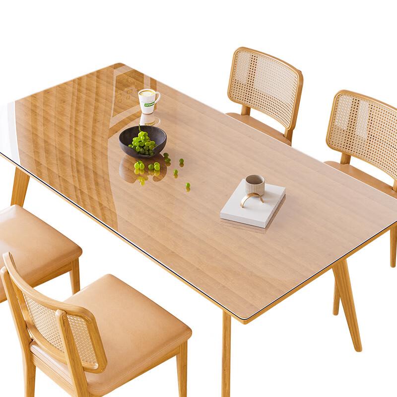 Zunwei Transparent PVC Table Protector Mat