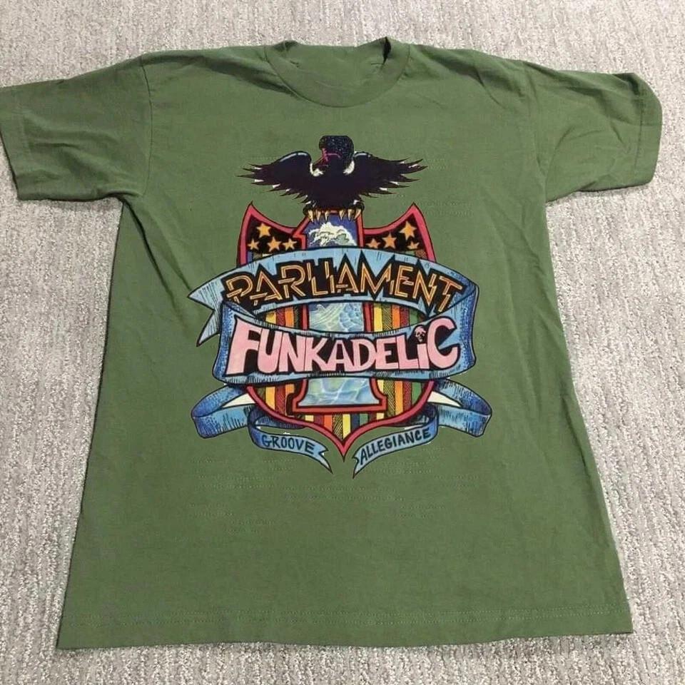 George Clinton and Parliament Funkadelic Military Green T Shirt Full Size S-4XL