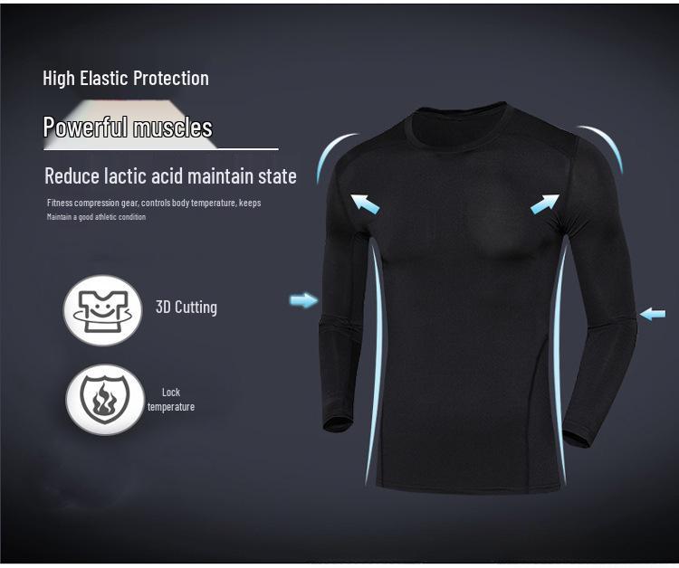 Men's Quick-Drying Autumn/Winter Fitness Base Layer Tights