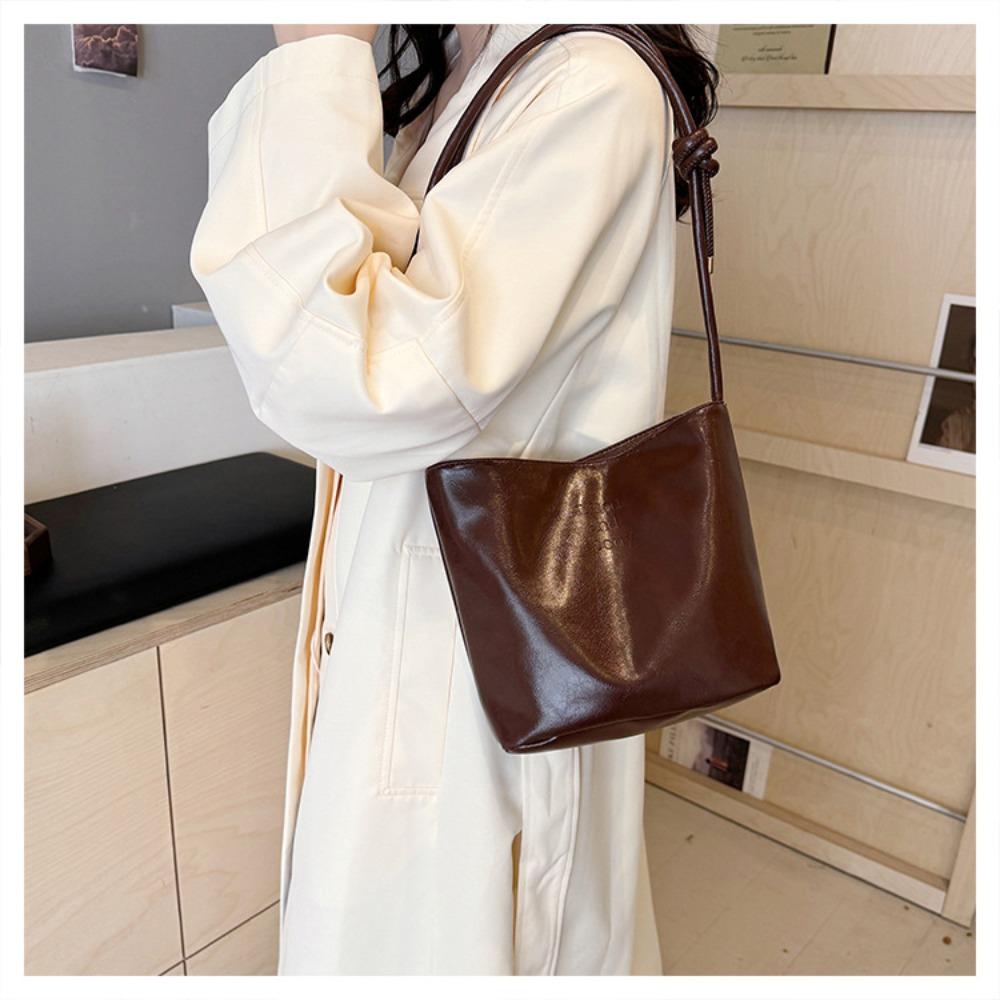 PU Shoulder Bags Adjustable Length Underarm Bag Casual Commuting Bag  Women Girls