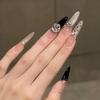 Xiaohongshu Handmade Red Floral Nail Art: Wearable, High-End Whitening Nail Tips Stickers