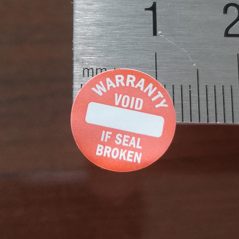 12mm Screw Hole Seal Warranty Void Sticker Brittle Paper Do Not Enter Warning Label Electronic Device Repair Guanantee