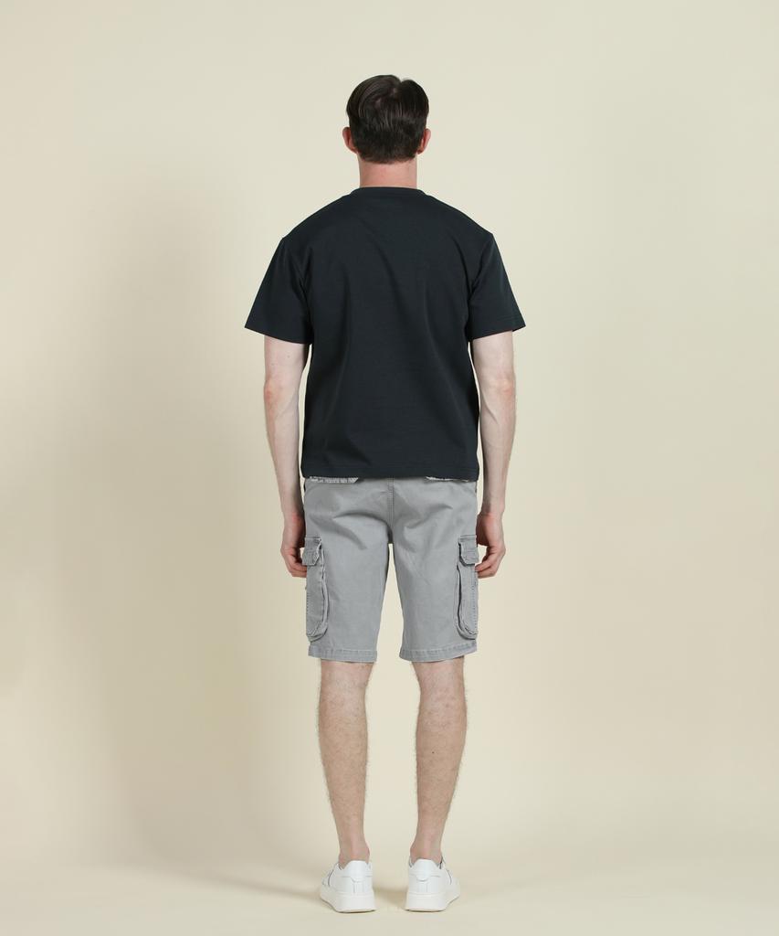 PANICALE Charcoal Logo Short Sleeve T-Shirt