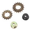 2PCS Freewheel Left Drive Adapter Set Iron 16T 18T Bike Freewheel Flywheel Cycling Accessories for