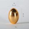 Aluminiumlegierung Eiförmiger Vorratstank Mini Tragbare Teekanne Dichtung Metall Goldene Eier Vorratstank Kreative Geschenke Aufbewahrungszubehör