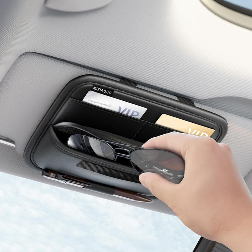 Car Sunglasses Sun Visor Car Card Eyeglass Storage Small Item Car Storage Stylish Custom Interior 1 Piece Jimny-specific Holder, Holder, Storage,