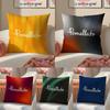Luxury Italian Brand PPomellato Cushion Cover Pillowcase Short Plush Invisible Zipper Room Sofa Cushion Cover