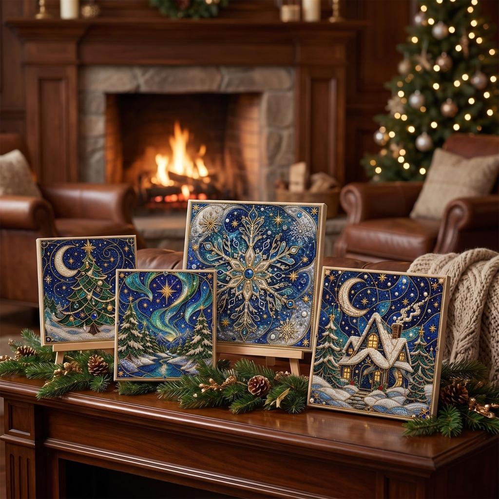 Christmas Painting Kit for DIY Ornament Decoration