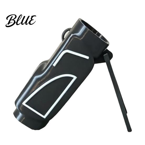 Mobile Phone Stand Pen Holder Golf Bag Holder 3D Printed Pencil for Desk Creative Club Shape Organizer Foldable Office Desktop A чёрный