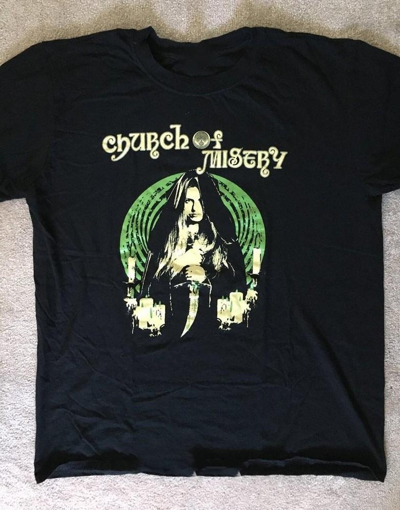 VTG Church of Misery Band Heavy Cotton Black T Shirt S-5XL EN722 Unisex T-Shirt XXL