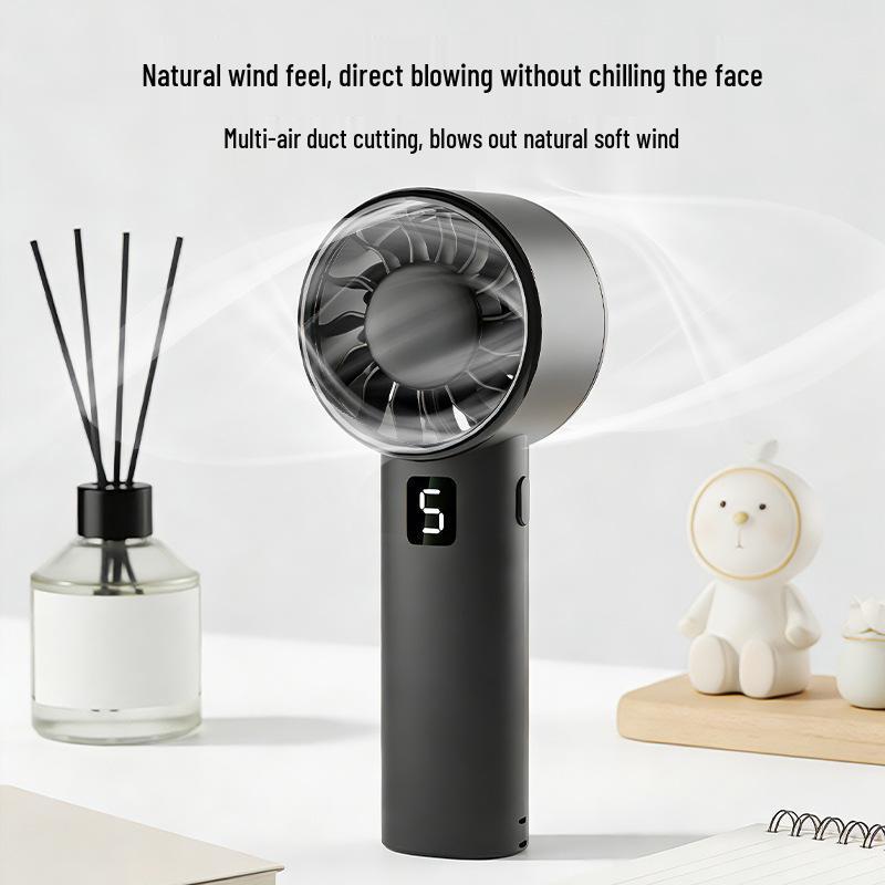 2026 Portable USB Mini Fan: 12,000 RPM, 11m/s High-Speed, Silent Handheld