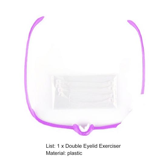 Yousheng Double Eyelid Clip Long Lasting Smooth Mini Lightweight Delicate Cosmetics Accessory Plastic Double Eyelid Exerciser Glasses for Girl