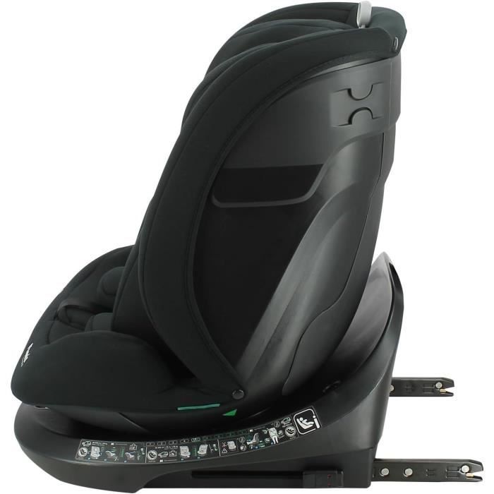 Siège Auto Isofix - NANIA - PHOENIX - Groupe 0/1/2/3 - I-Size - Pivotant - Inclinable - Réducteur - Noir