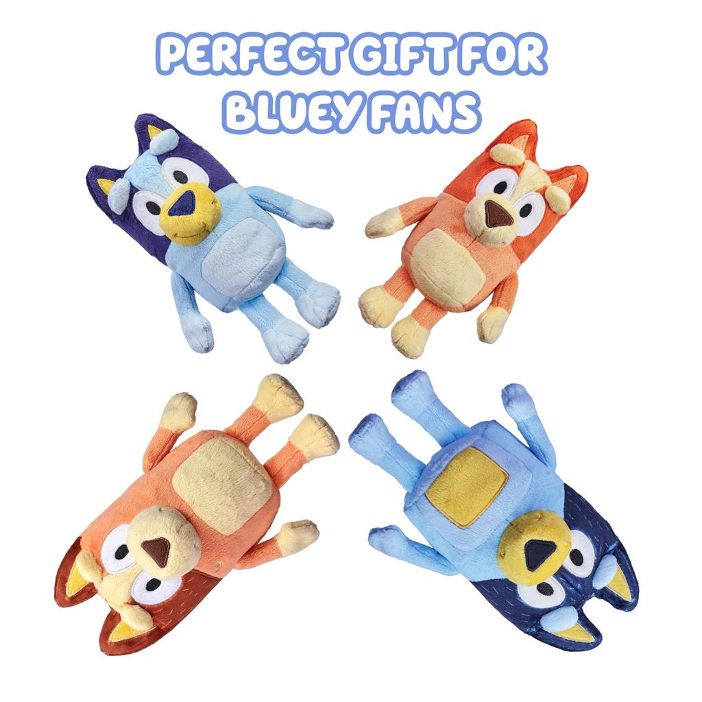 Bluey Heeler Family Plush Set 4 Plush Figures Amazon Exclusive 7-8"