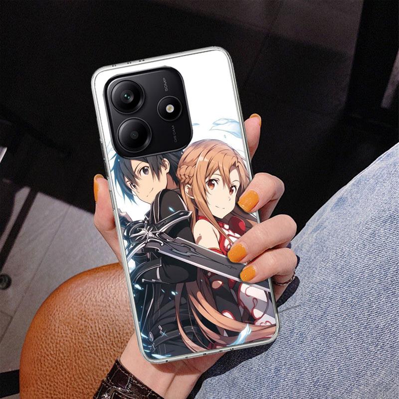 Anime Sword Art Online SAO Phone Case For Xiaomi Redmi Note 15 14 13 12S 12 11 Pro Plus 14S 11S 11E 10 10S 11T 5G Personalized C