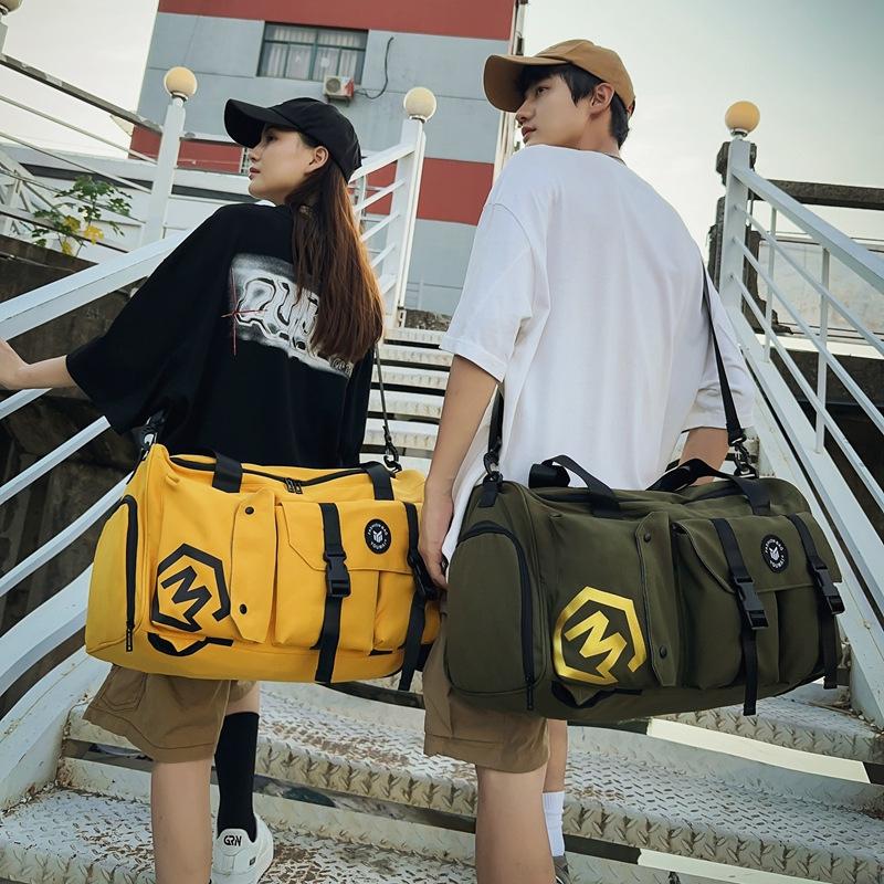 Multifunctional Travel Fitness Bag Large Capacity Crossbody Hand Luggage Dry and Wet Separation Swimming Bag