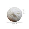5.5cm Steamed Stuffed Buns Simulation Food Soft Decompress Fidgets Relieve Stress Toy for Adult Kids Kitchen Photo Props