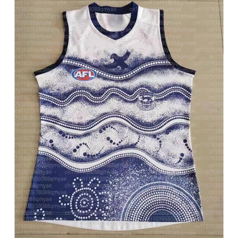 Camiseta Nueva AFL Australia Padre-Hijo Impresa en 3D para Adultos y Niños Secado Rápido Transpirable Chaleco Deportivo para Exteriores