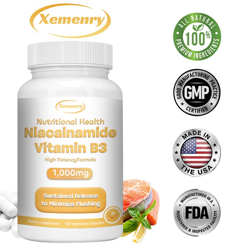 Vitamin B3 - Supports skin color, energy production, brain function and heart health