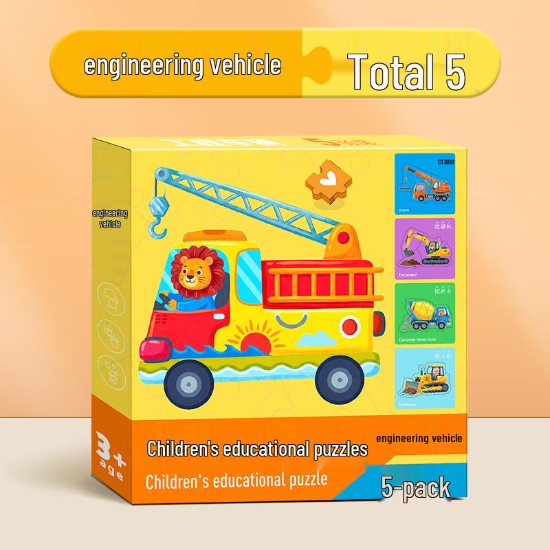In Stock: Early Education Cognitive Puzzle Cards for Toddlers