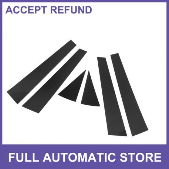 6Pcs  Car Door Pillar Window Trim for Chevy Impala 2000-2005 Black