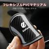 New Alphard High Gloss Authentic Carbon Style Car Coaster Waterproof