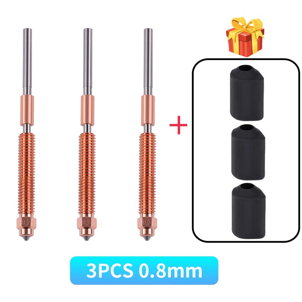 For Creality K2 K2Pro Hotend Kit Ceramic Heating Block Kit 0.4mm All-metal Integrated Quick Swap Nozzle 350°C For Creality K2Pro