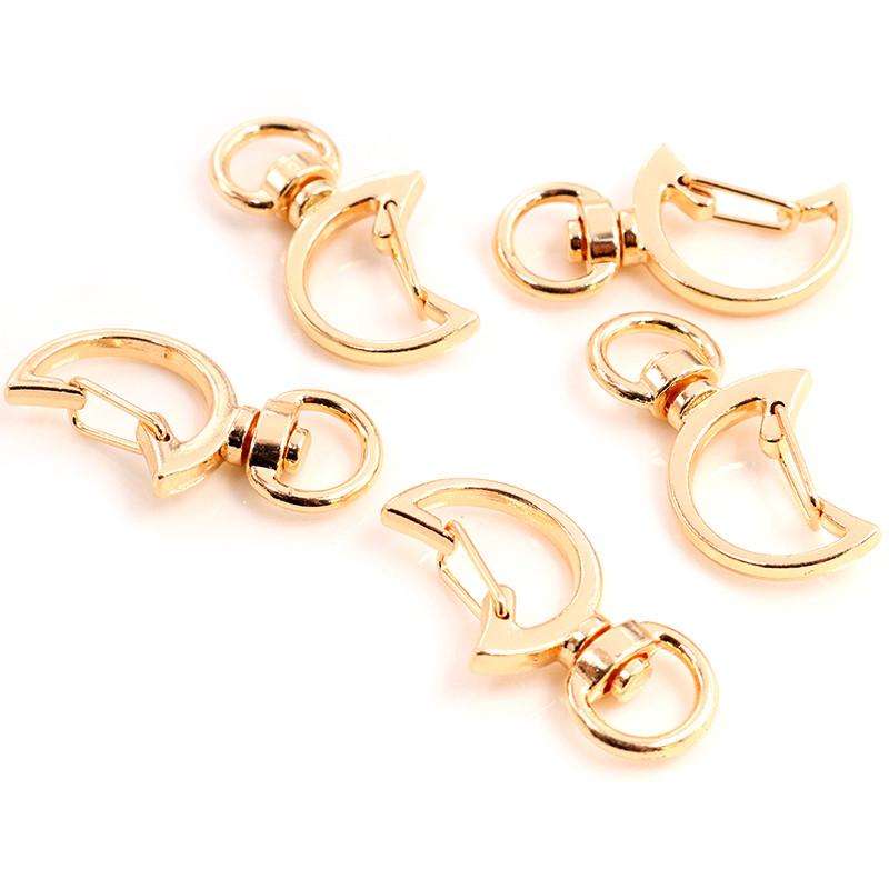 10pcs Cat Heart Snap Hook Trigger Clips Buckles For Keychain Lobster Lobster Clasp Hooks for Key Ring Clasp Jewelry Supplies