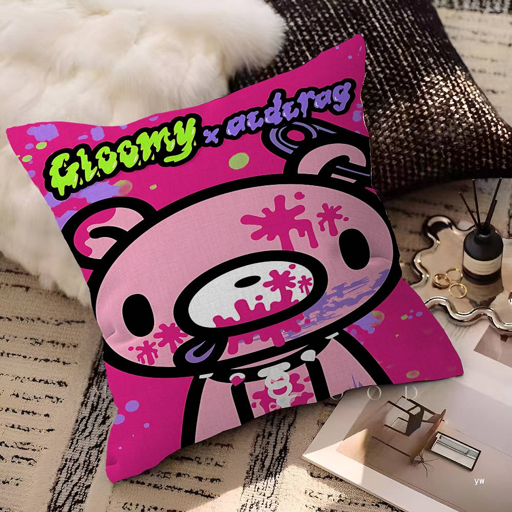 Cartoon G-Gloomy Bear Pillow Cover Design Cushion Cover Decor Holiday Decorati