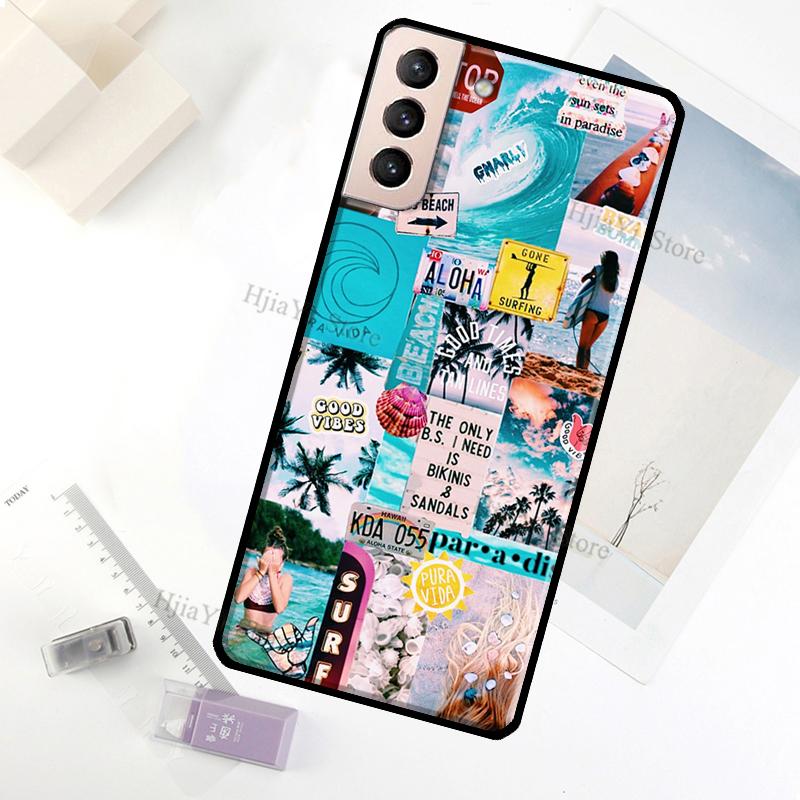 Surf Surfing Case For Samsung Galaxy S23 Ultra Note 20 10 S9 S10 Plus S20 S21 FE S22 Ultra Phone Cover
