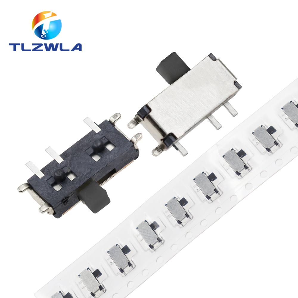50 Stück Mini 7-Pin Ein/Aus 1P2T SPDT MSK-12C02 SMD Kippschiebeschalter für MP3 MP4