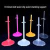 Doll Stand with Adjustable Waist Clip for 6-Point Dolls (Plastic)