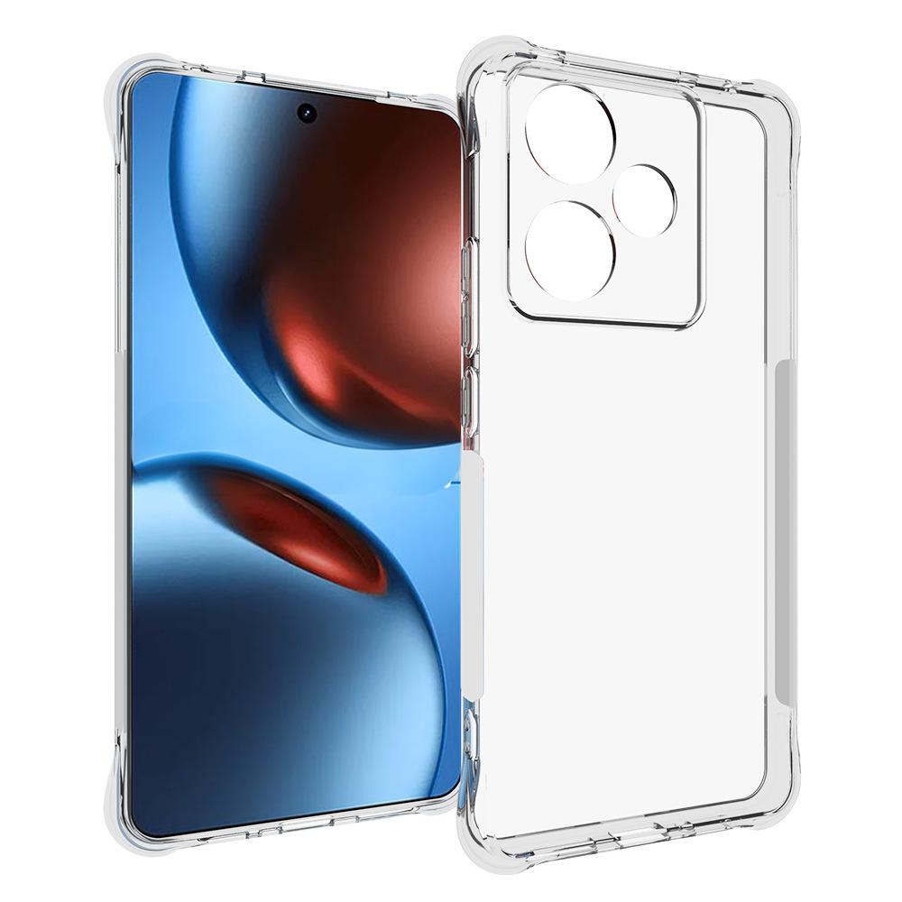 For Realme GT 7T 5G TPU Case WANLONFENG WL2 Series 2.0mm Phone Cover with 2Pcs Tempered Glass Films