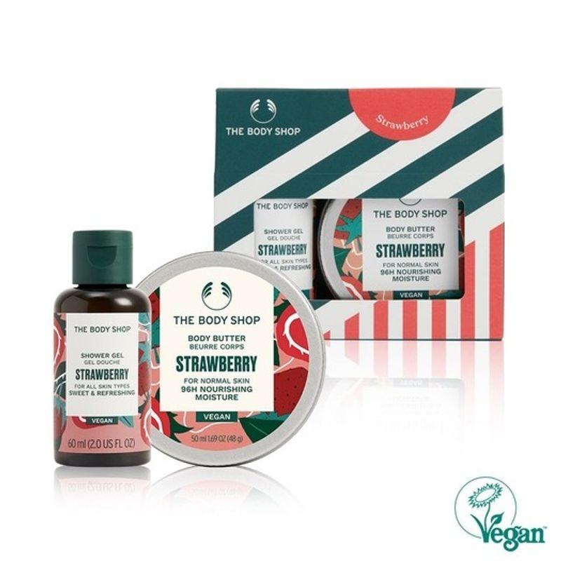 Strawberry Travel Shower Gel & Body Butter Gift Set (888193)