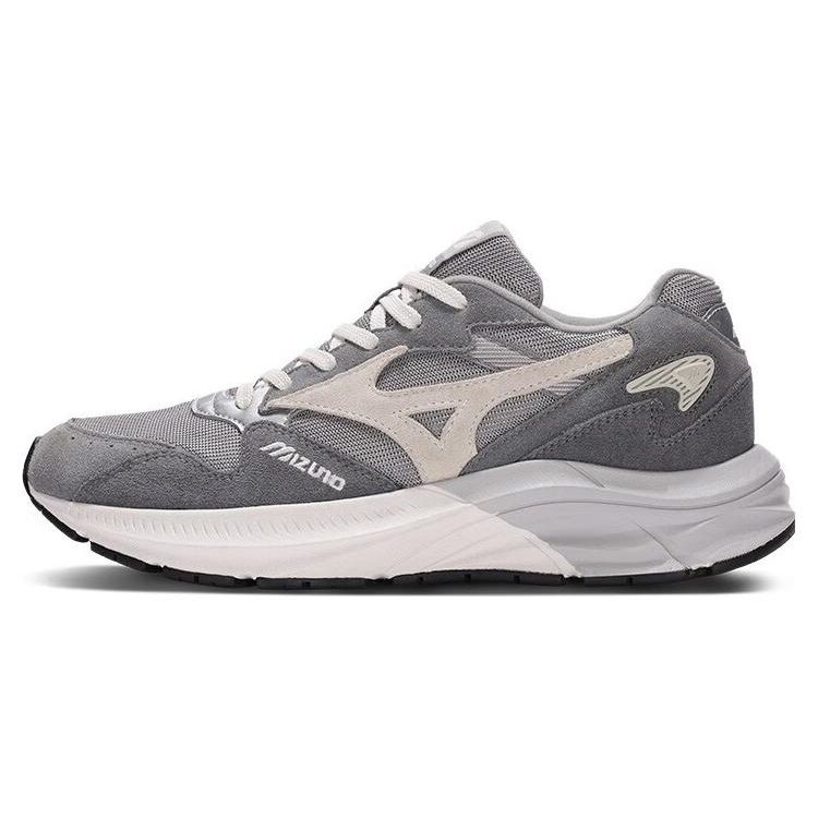 Mizuno Pi Retro Versatile Durable Breathable Low-Top Casual Running Shoes Unisex Sneaker Gray White D1GH232301