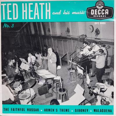 7inch Record TED HEATH & HIS MUSIC - Ted Heath And His Music No.3 DFE6403 Decca 1957 Australia Jazz Used