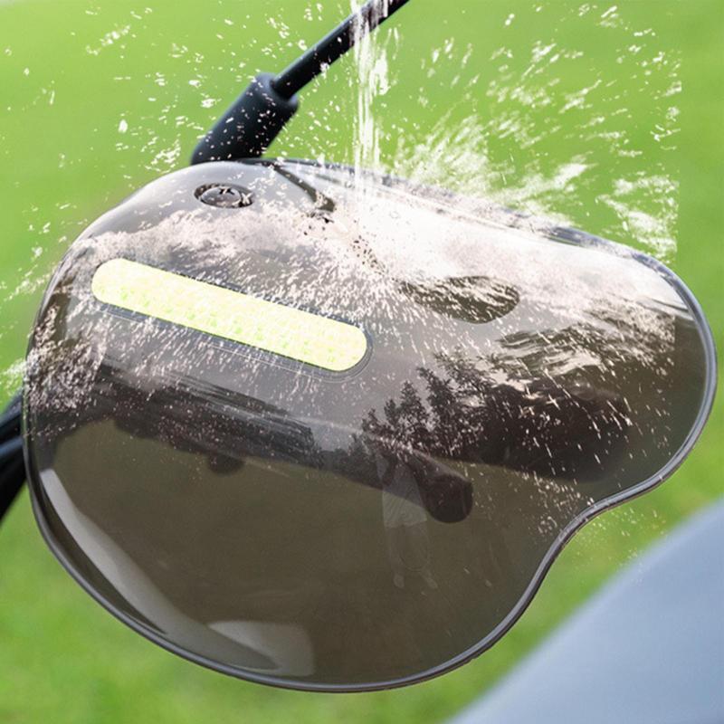Electric Vehicle Hand Guard Windshield Motorcycle Handlebar Cover Sunshade Rainproof Windshield With Night Reflective Strip