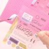 20sheets Kawaii Ins M5 Creative Typeface Die cut Stickers Book for DIY Diary Scrapbook Handmade Aesthetic Stickers