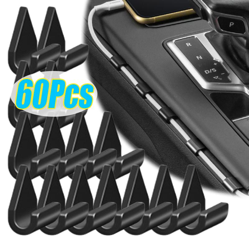 Multi-functional Fixed Wire Clip Storage Management Clip Cable Holder Car Navigation Car Charger Data Cable Fixing Clips