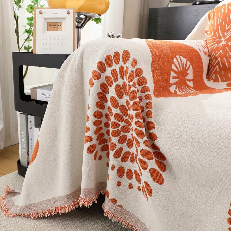 Chenille Sofa Towel Four Seasons Universal Simple Anti-Scratching Sofa Cover Cloth Full Covered Sofa Cover Dustproof Sofa Cover