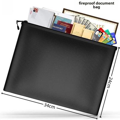 Fireproof and Waterproof Document Bags for Important Bills and Files