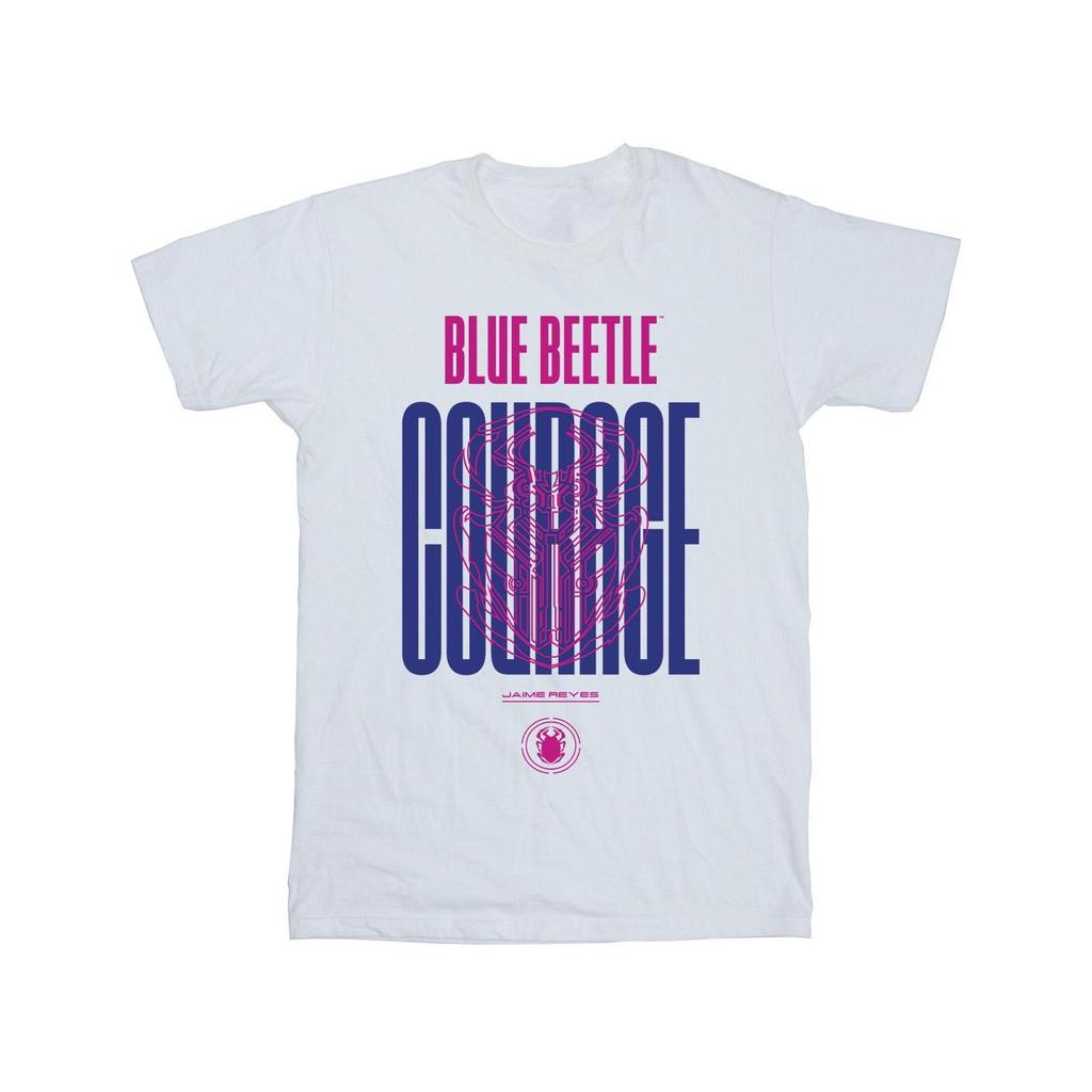 Blue Beetle Mens Courage Cotton T-Shirt