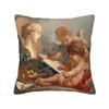 Aesthetic Renaissance Angel Cherub Cushion Covers Velvet Boucher Rococo Art Pillow Case Sofa Square Pillowcase Home Decorative