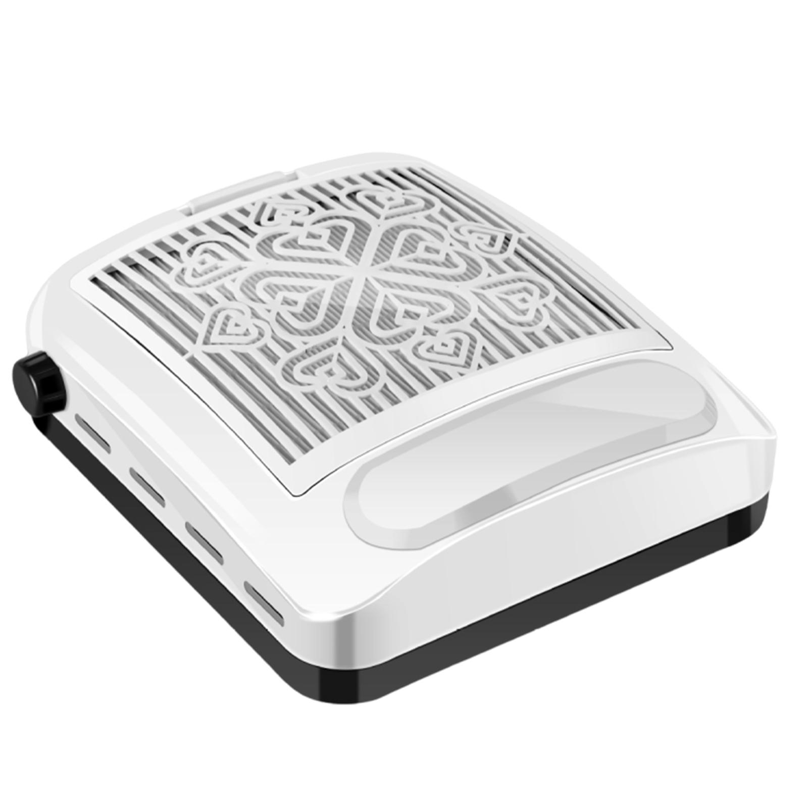 

Пылеуловитель для ногтей Мощный пылесос для удаления пыли с ногтей Регулируемое всасывание для маникюра без пыли