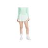 Nike Logo Print Spliced Quick-Dry Skirt Sports Shorts Women Shorts Light-Green FD5700-394