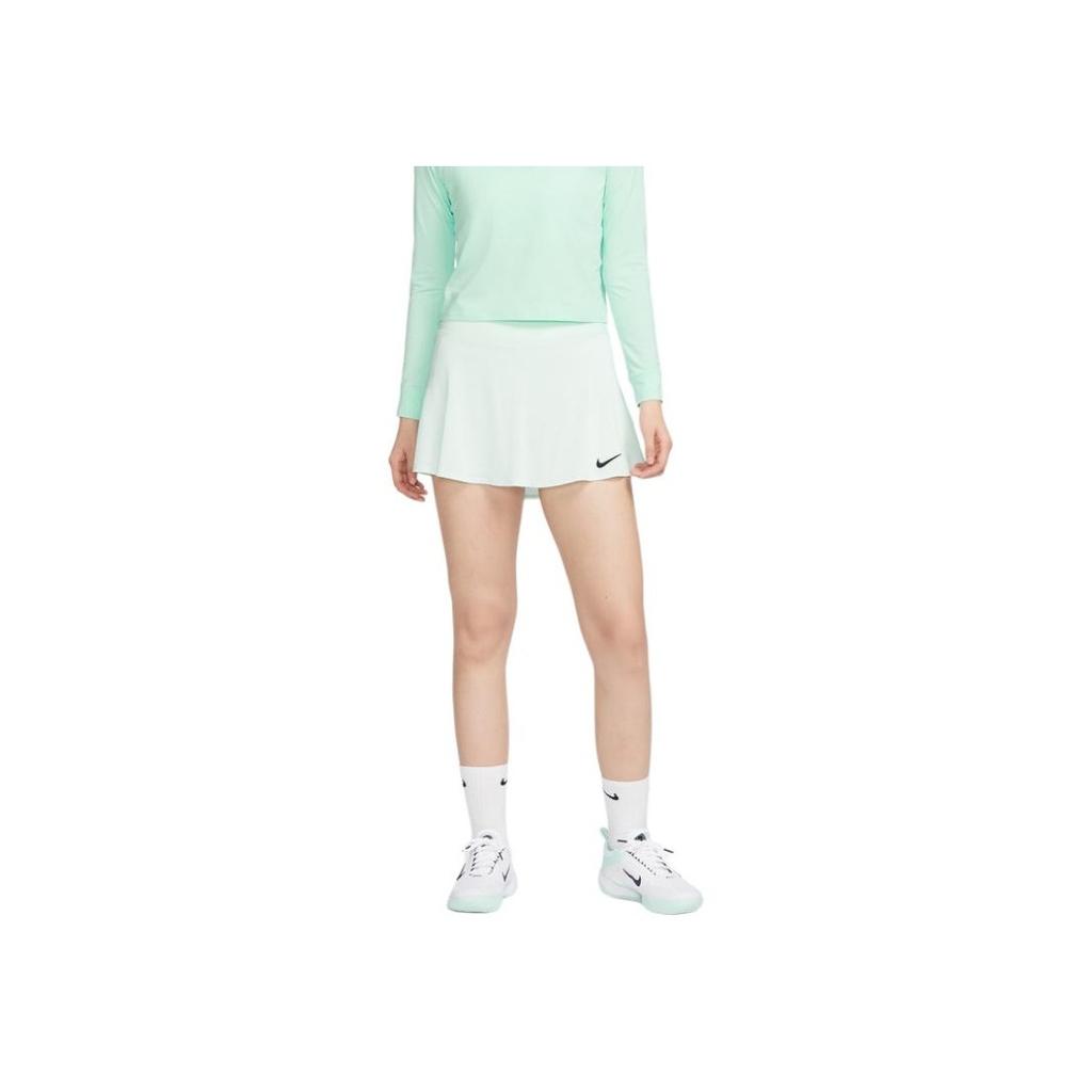 Nike Logo Print Spliced Quick-Dry Skirt Sports Shorts Women Shorts Light-Green FD5700-394